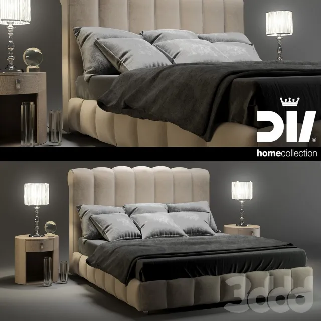 DV HOME collection bed BYRON letto 3dsMax Model