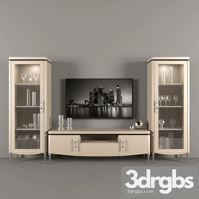Dv home collection. tv unit – display case 3dsmax Download
