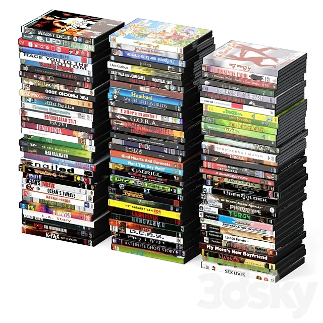 DVD discs 100pcs 3DSMax File
