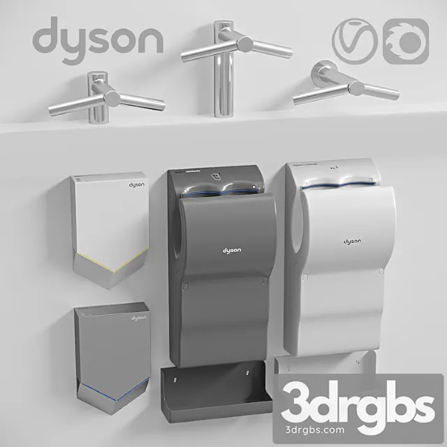 Dyson Airblade Hand Dryers 3 3dsmax Download