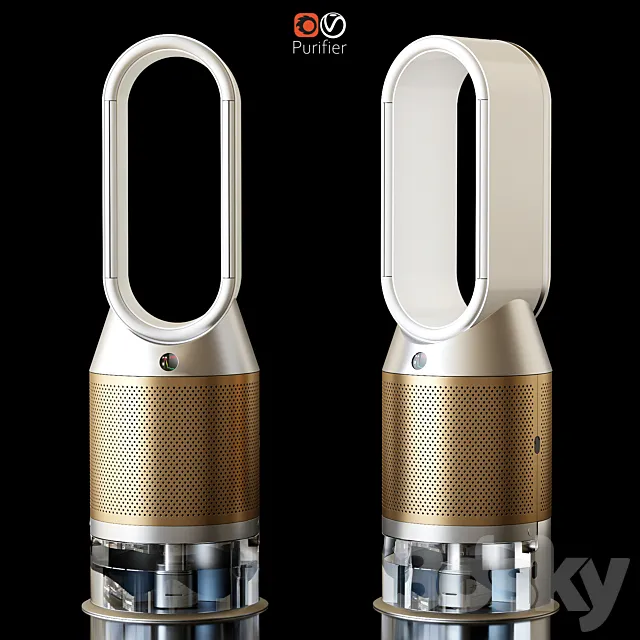 Dyson Pure Humidify 3DS Max Model