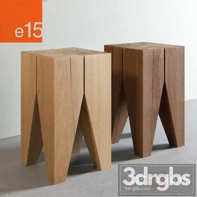 E15 ST04 Back Tooth Stool 3dsmax Download