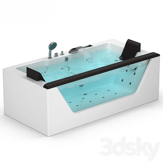 EAGO whirlpool tub 3DS Max Model