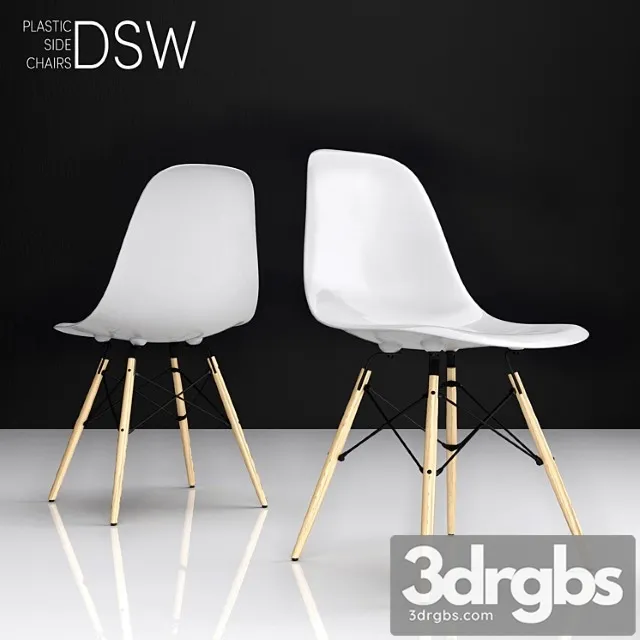 Eames dsw plastic side chair