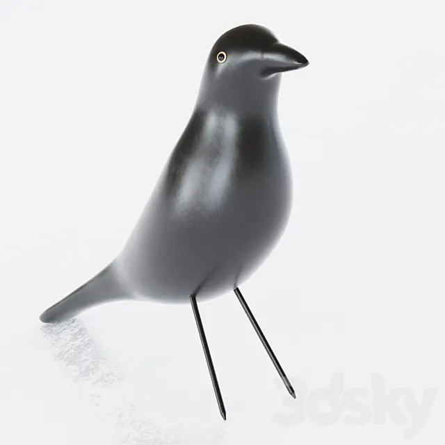 Eames House Bird Figurine 3DS Max Model