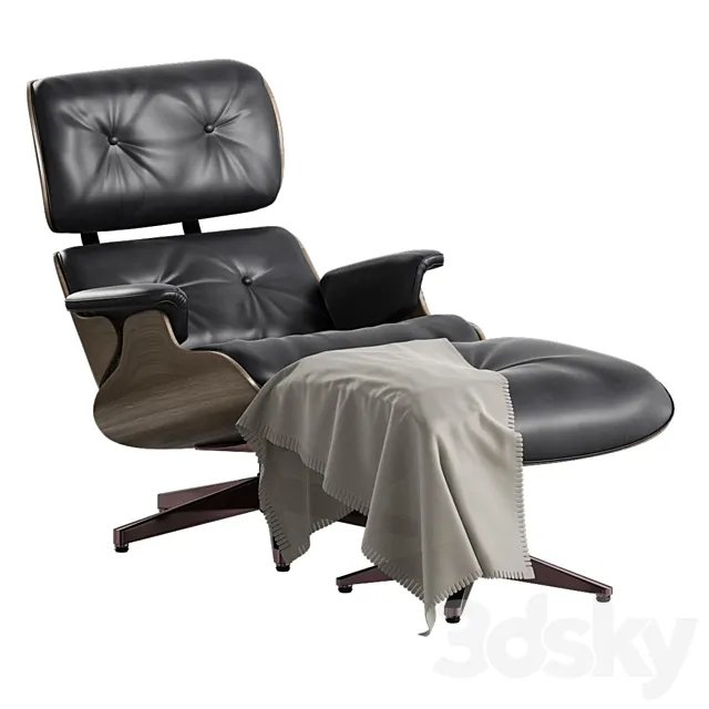 Eames Lounge Armchair 3DSMax File