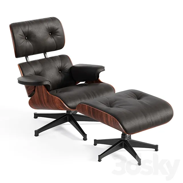 Eames Lounge Chair 3ds Max