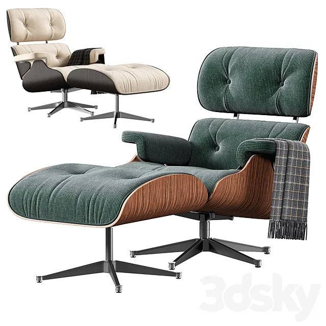 Eames Lounge Chair 3dsMax Model