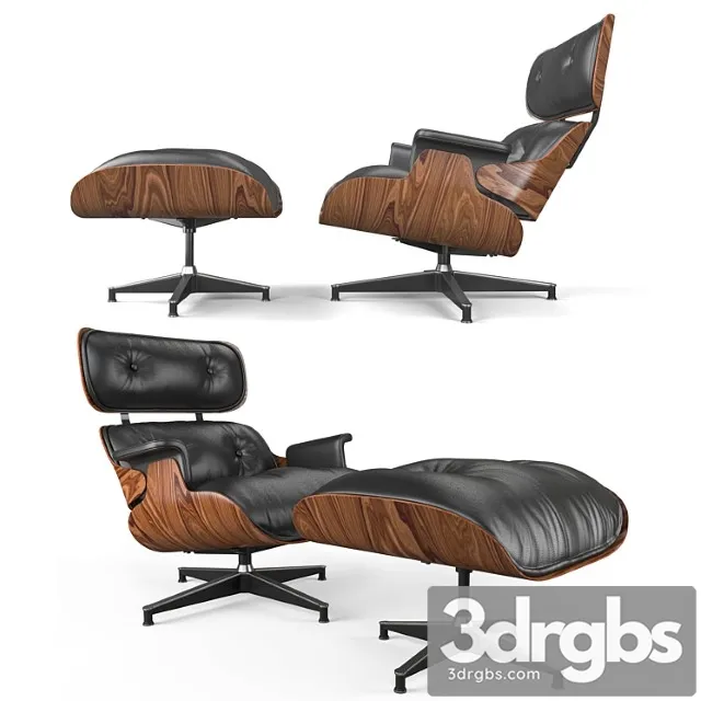 Eames Lounge Chair Ottoman 3dsmax Download