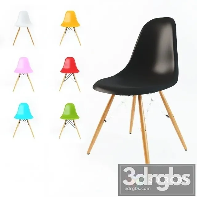 Eames Plastic Side Chair 3dsmax Download