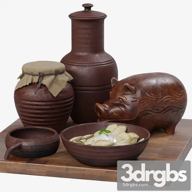 Earthenware set