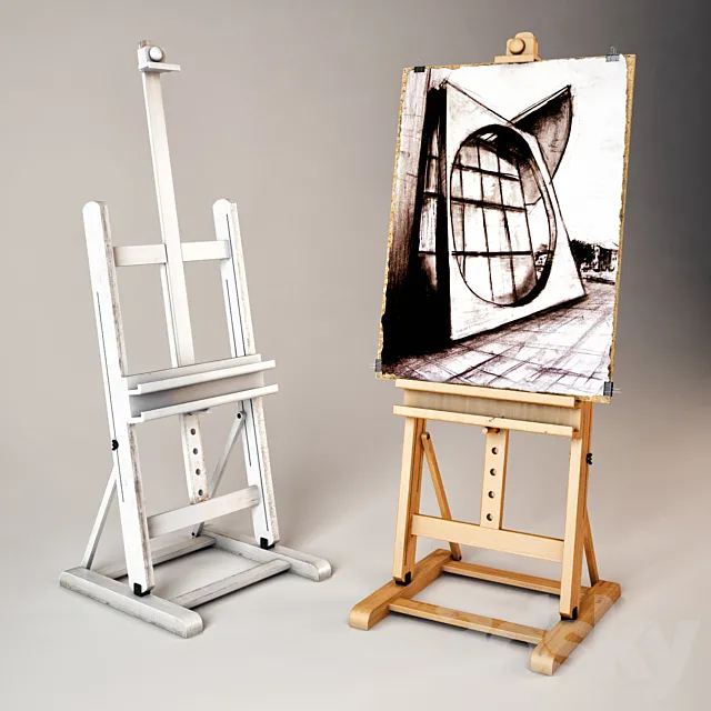 easel 3DS Max Model