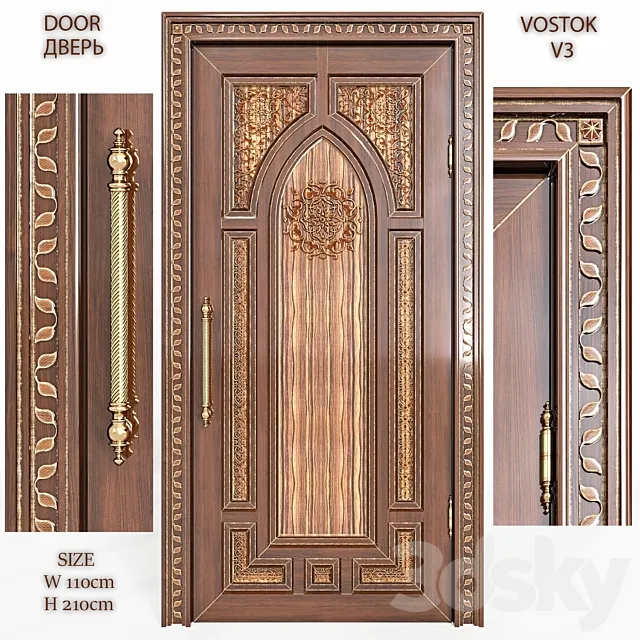Eastern Doors VOSTOK V3 3DSMax File