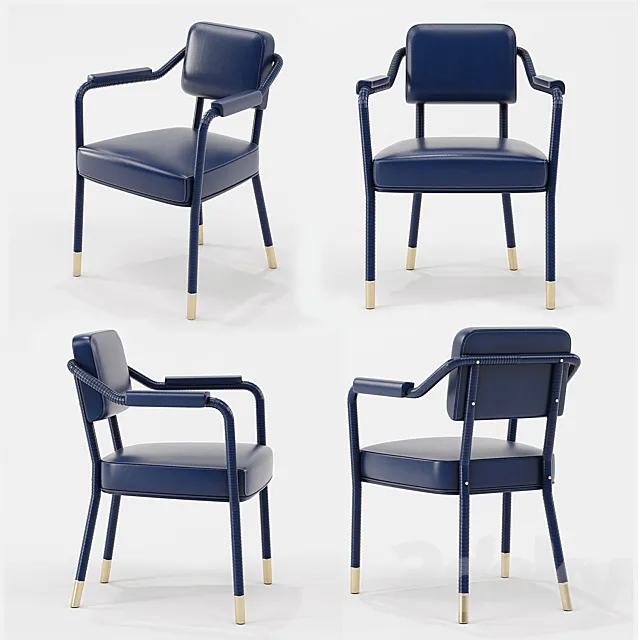 Easton dining chair by And Objects 3DS Max Model