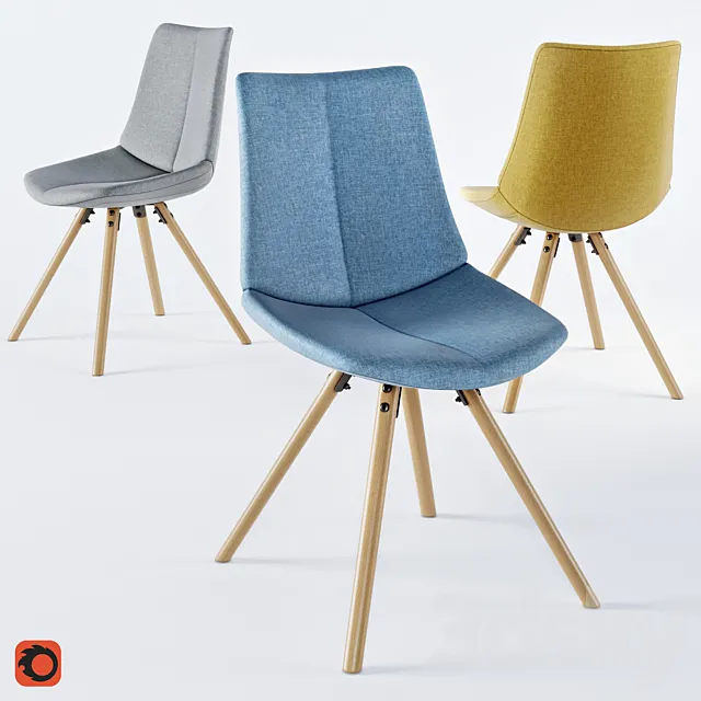 Easy chair La Redoute ASTING 3ds Max