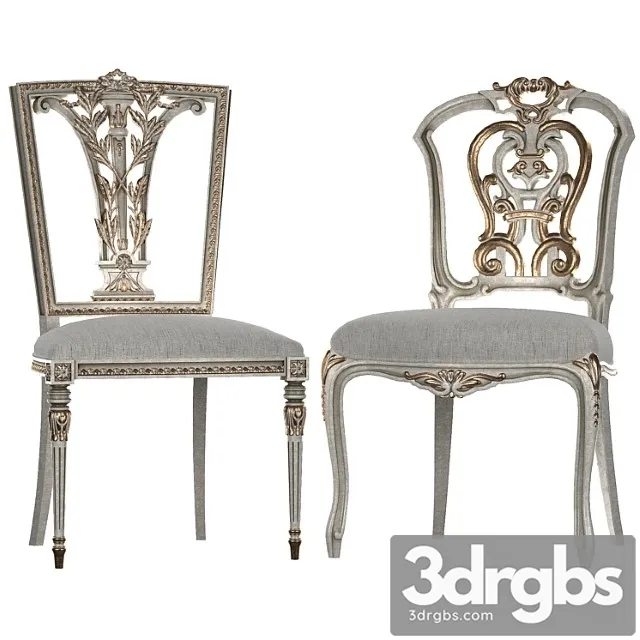 Ebanista dauphine chairs 2 3dsmax Download