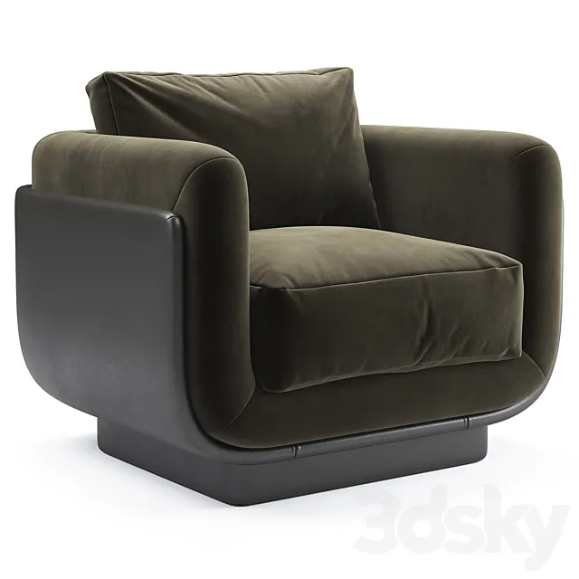 Ebisu Armchair 3DS Max Model