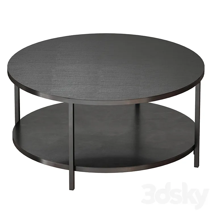 Echelon Round Coffee Table (Crate and Barrel) 3DS Max