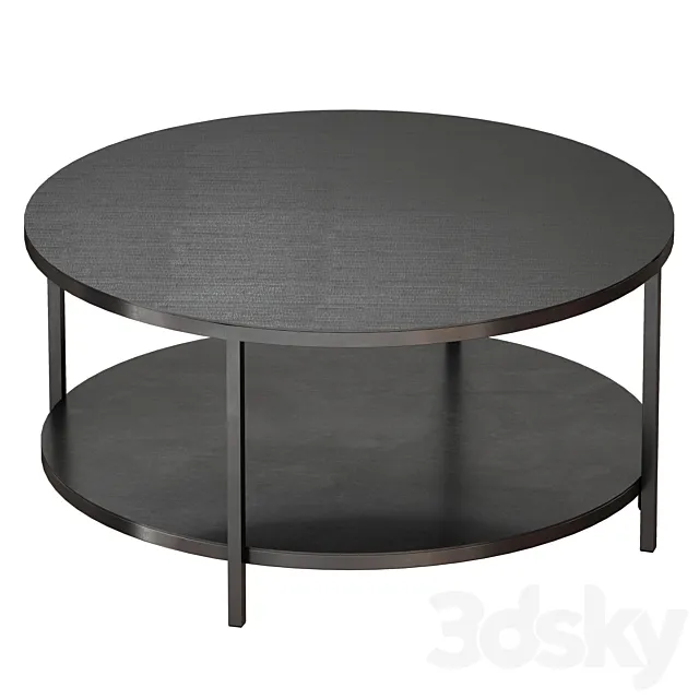 Echelon Round Coffee Table (Crate and Barrel) 3DSMax File