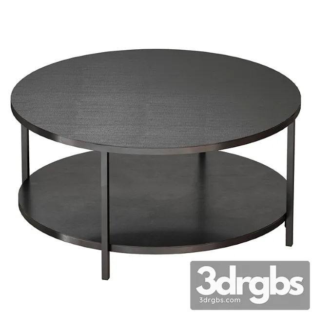 Echelon round coffee table (crate and barrel)