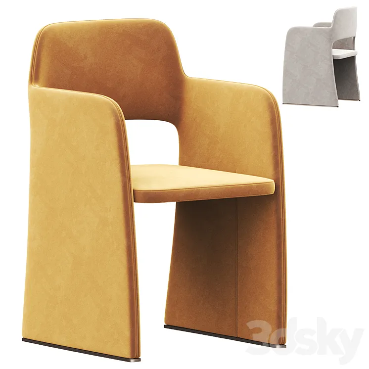 ECHO Chair with armrests By CAMERICH 3DS Max Model