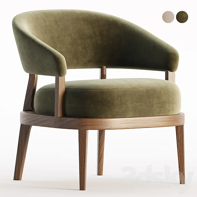 ECLIPSE Easy chair By Very Wood 3DS Max Model