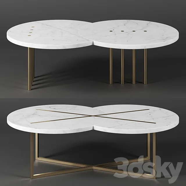 Eclipse tables by Hagit Pincovici 3DSMax File
