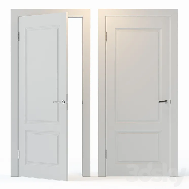 Economy door5 Elegantnie door 3DS Max