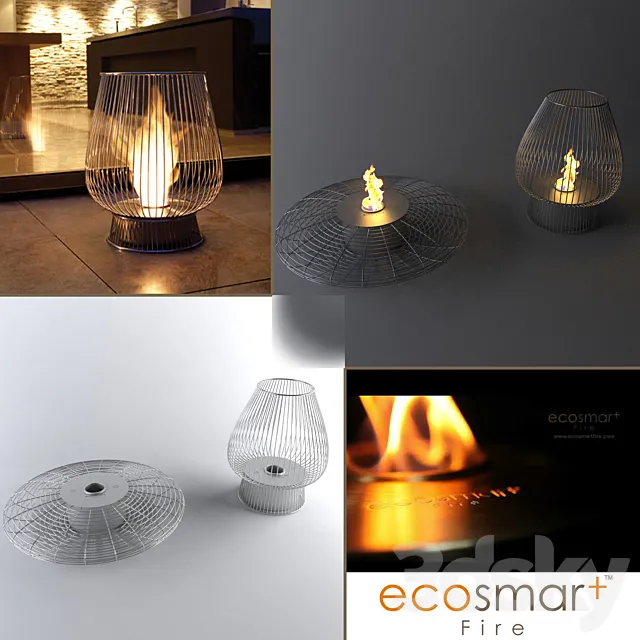 Ecosmart _ Atom and Bulb 3DS Max Model