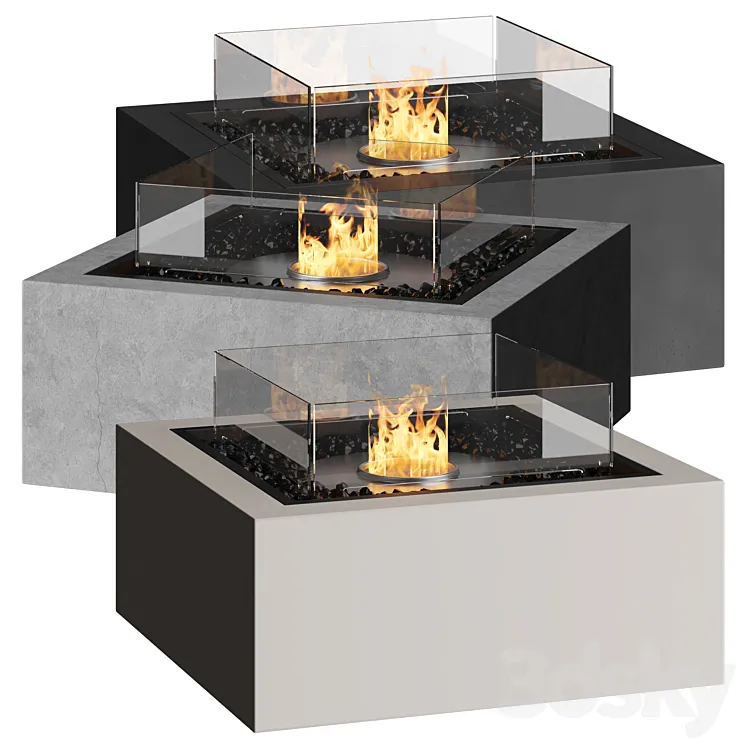 EcoSmart Fire | Fireplace 3DS Max Model