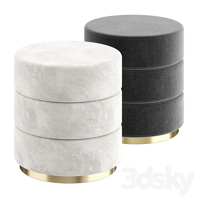 eddy | pouf 3ds Max