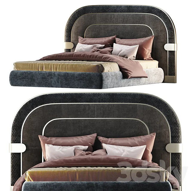 EDEN Double bed By Capital Collection 3DSMax File