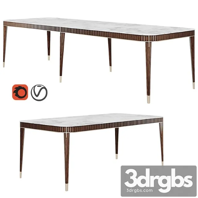 Eden-rock rectangular dining table design sacha lakic