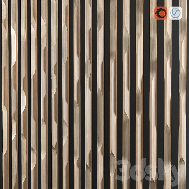 Edge decor panel 3DS Max Model