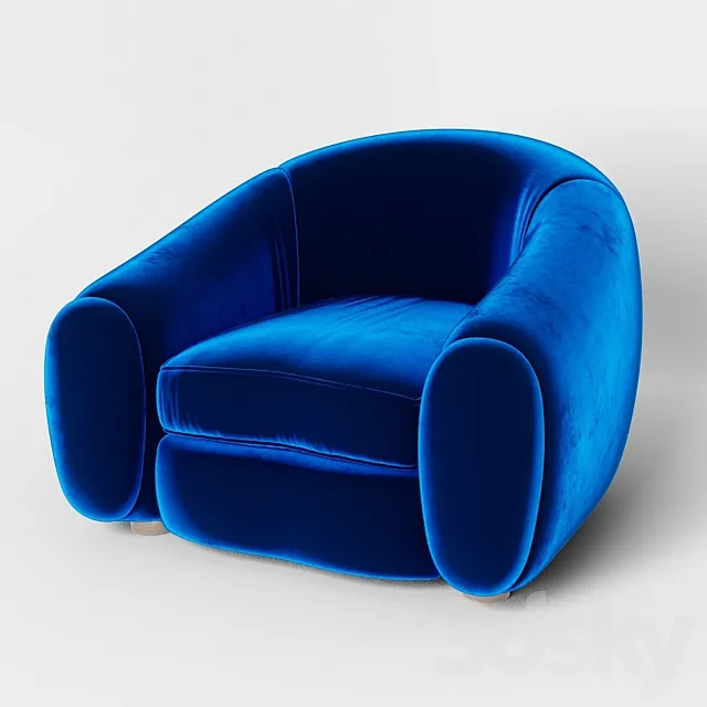 Edittion Modern Polar Armchair 3ds Max