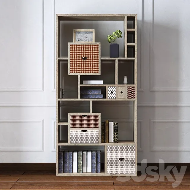 Edmundr bookcase 3DS Max Model