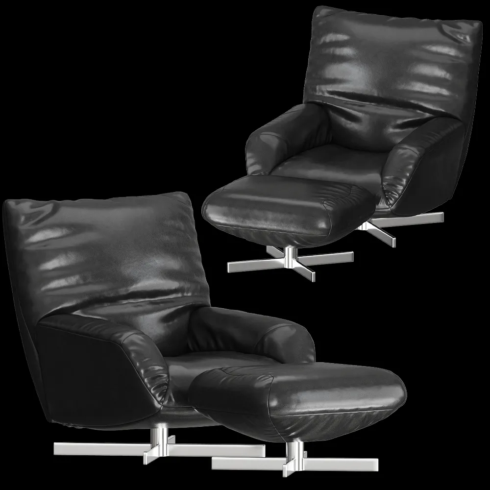 Edra – Armchair Chiara 3ds Max