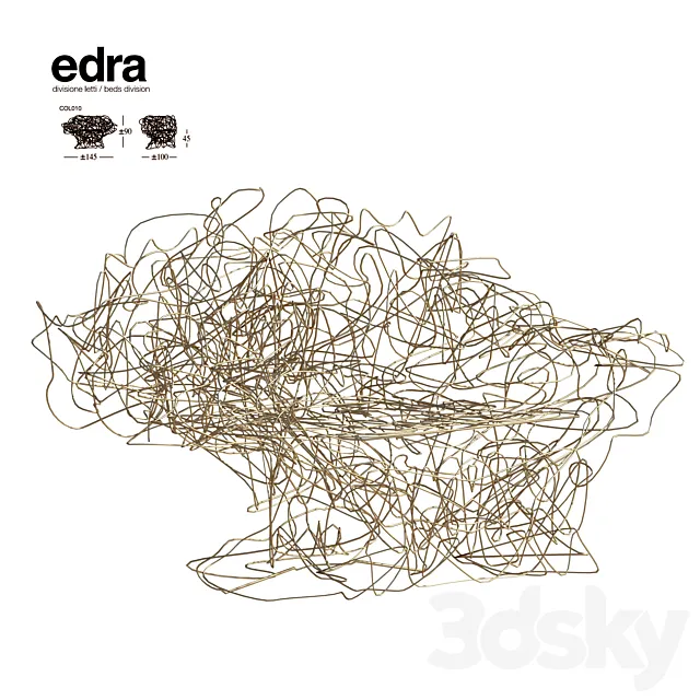 EDRA Corallo Chair 3DSMax File