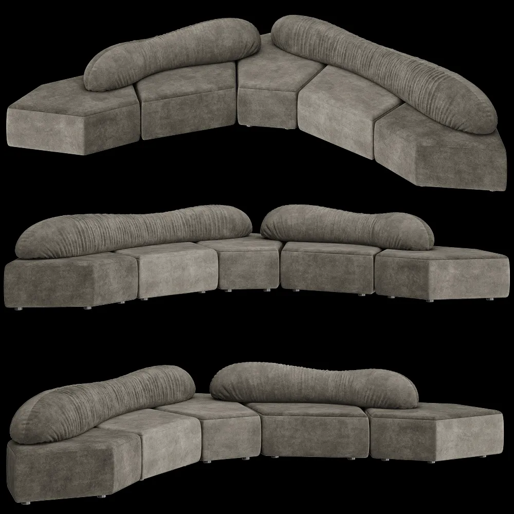 Edra – Sofa On the Rocks 2 3ds Max