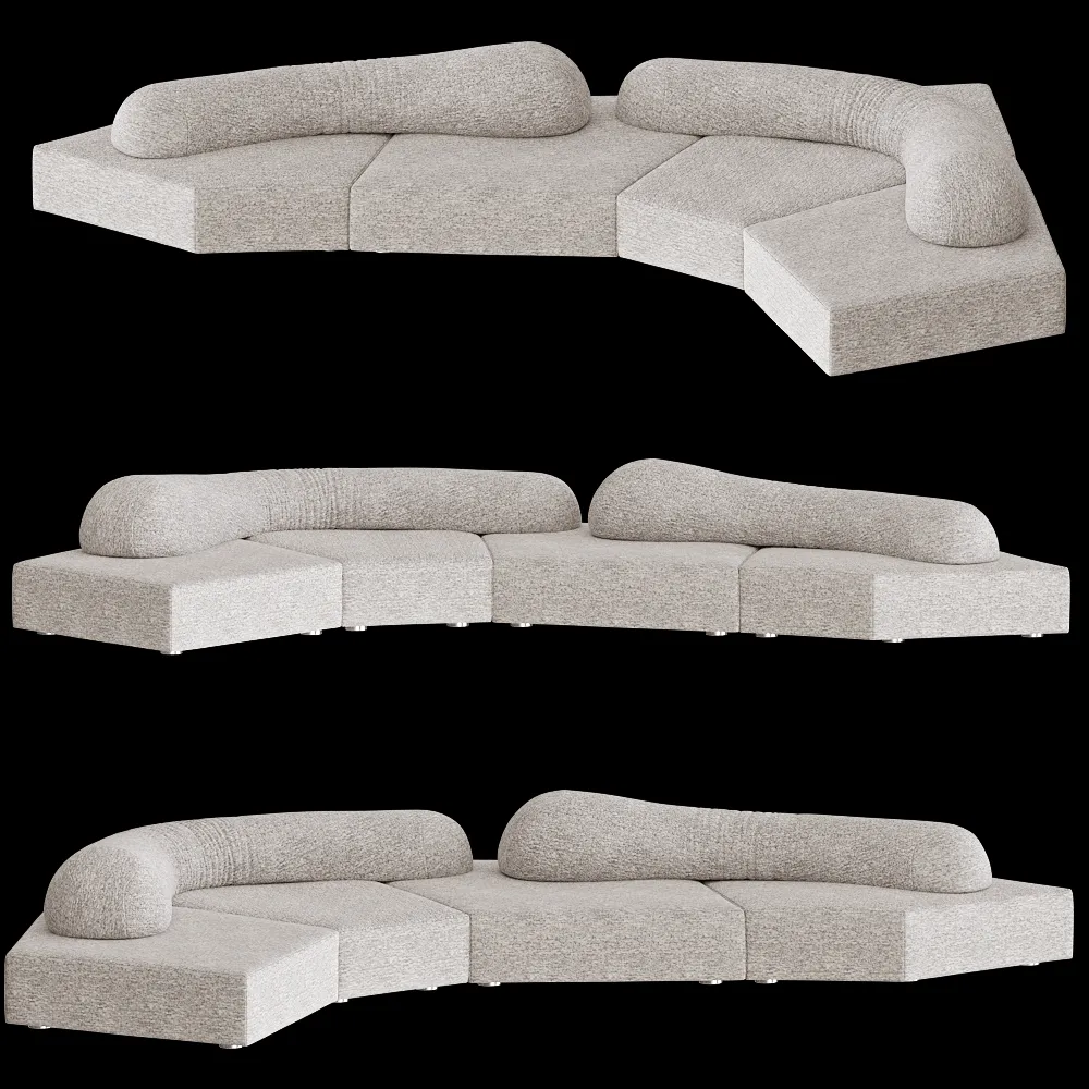 Edra – Sofa On the Rocks 5 3ds Max