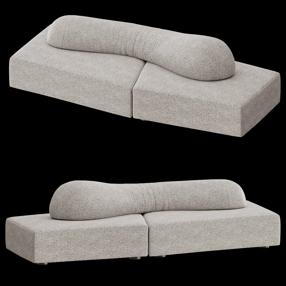 Edra – Sofa on the Rocks 7 3ds Max