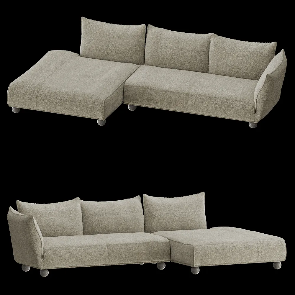 Edra – Sofa Standway CP30 3ds Max