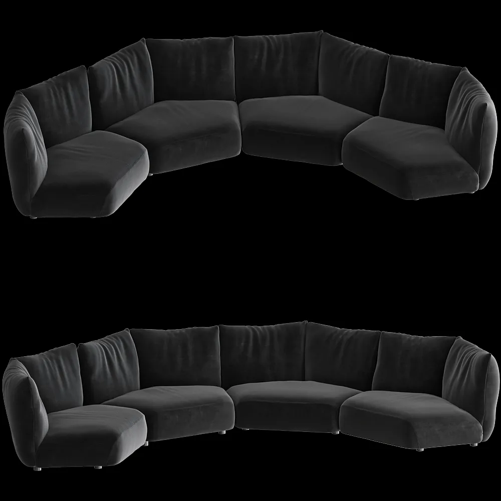 Edra – Sofa STDA2-STDA2-STDA2-STDA2 3ds Max