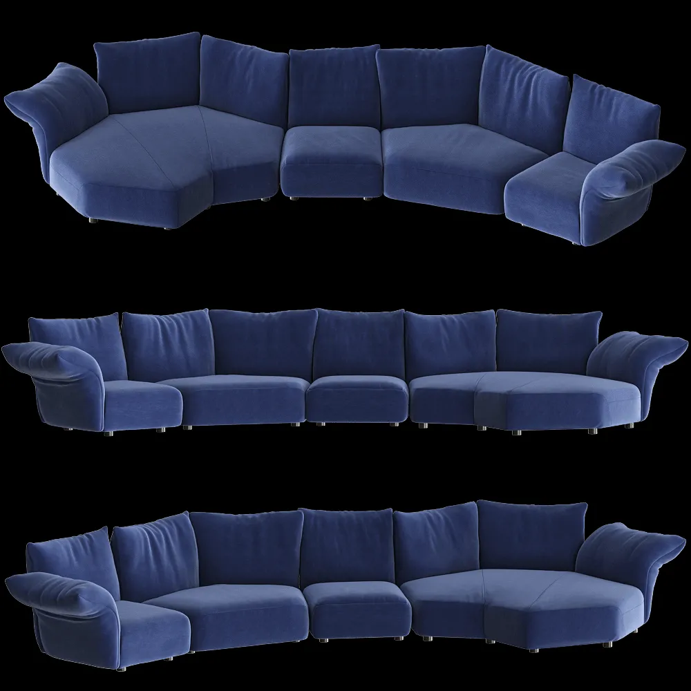 Edra – Sofa STDTsx-STDA2-STDEC-STDN20 3ds Max