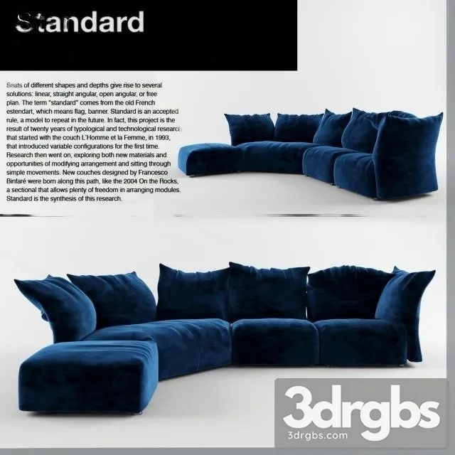 Edra Standart Sofa 02 3dsmax Download