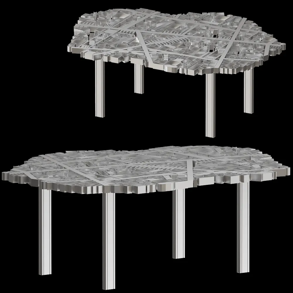 Edra – Table Baghdad 3ds Max