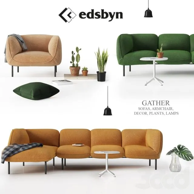 Edsbyn series Gather 3dsMax Model