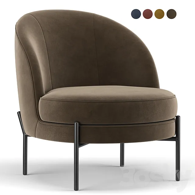 Eef armchair 3ds Max