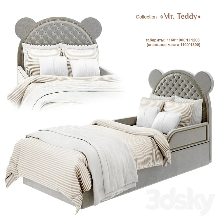 EFI Kid Concept \/ Mr. Teddy – bed_1 3DS Max