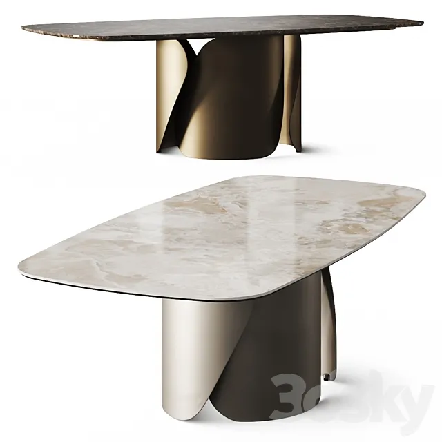 Eforma Onda Dining Table 3DS Max Model